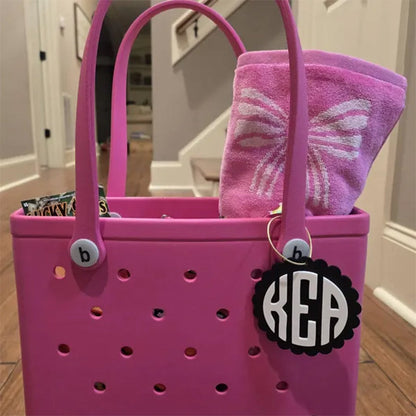 Monogram Keychain Bogg Bag Monogram Diaper Bag Keychain