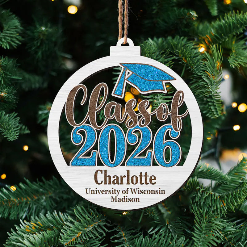 Personalized Graduation Ornament 2026