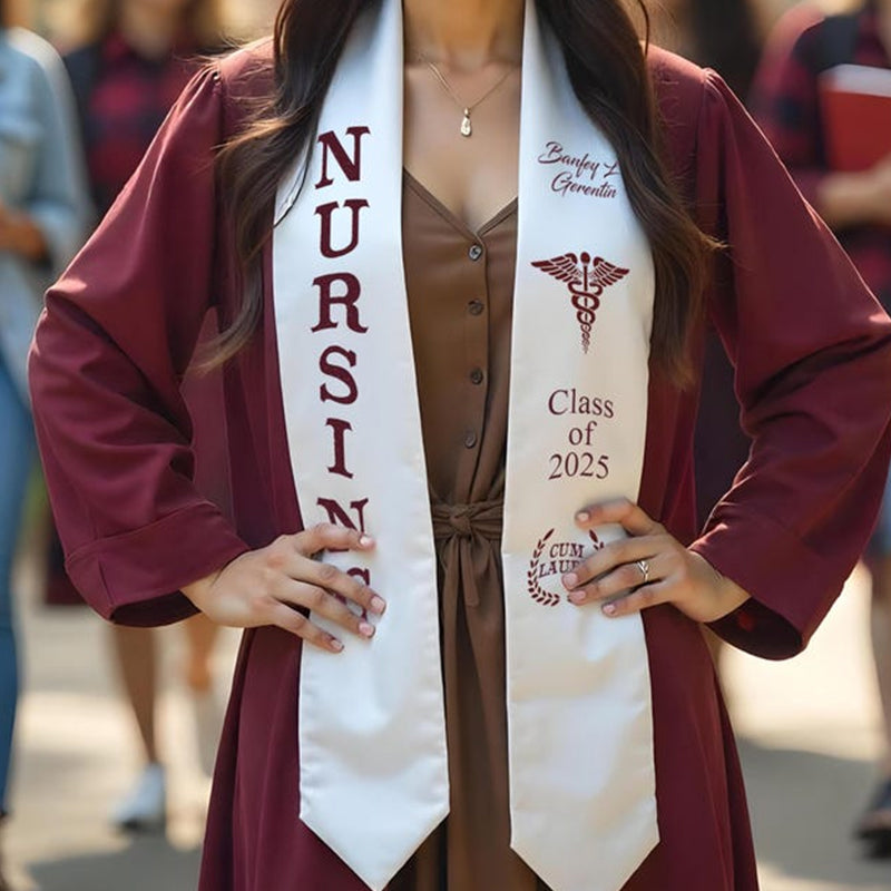 Customized Graduation Stole – Custom Grad Stole, Class of 2026