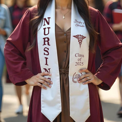 Customized Graduation Stole – Custom Grad Stole, Class of 2026
