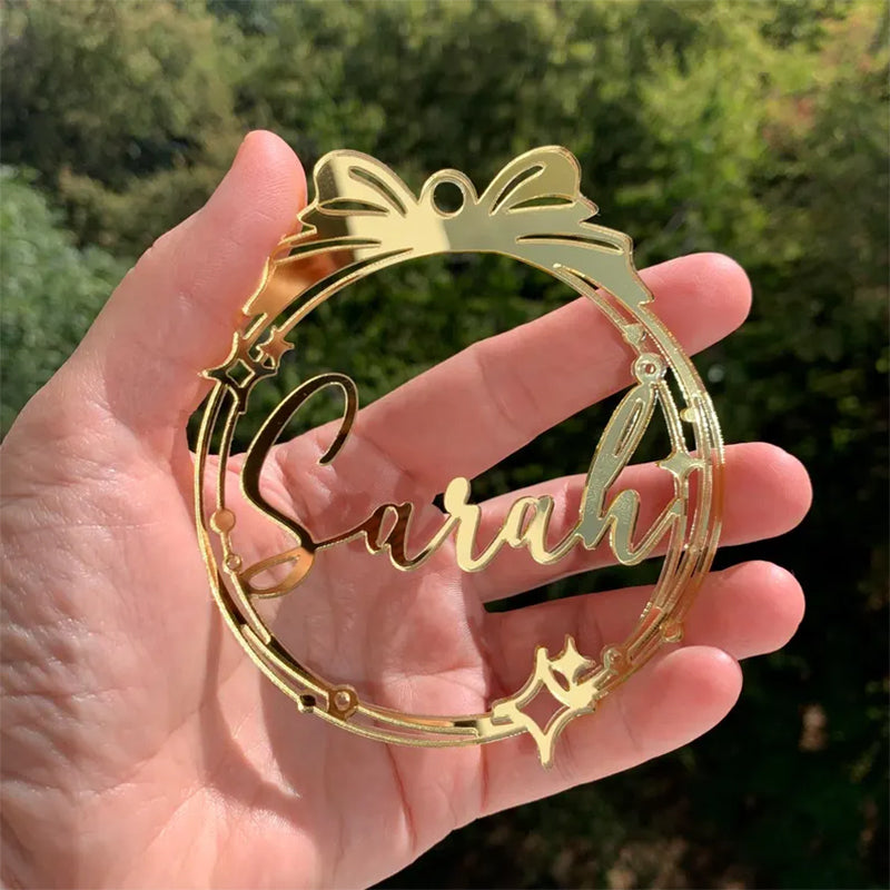 Personalized Christmas Ornaments with Custom Name