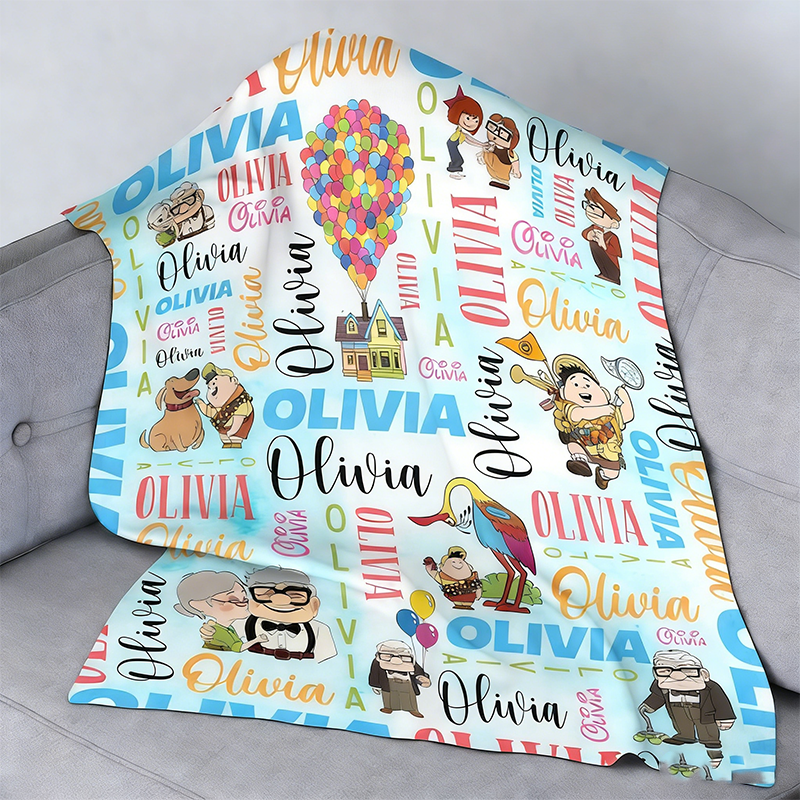Personalized plush blankets
