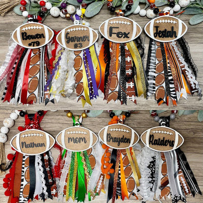 Cheer bogg bag tag, Cheerleader Tassel Charm Sport Duffle bag