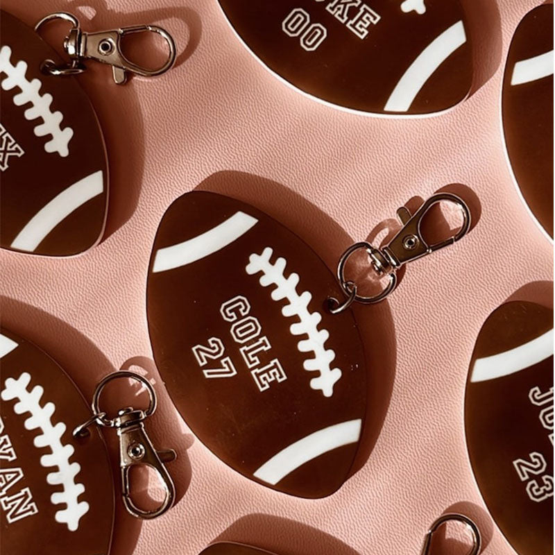 Personalized SportsTag/ Team Gift / Sports Keychain Soccer Football  Volleyball  Basketball  Baseball