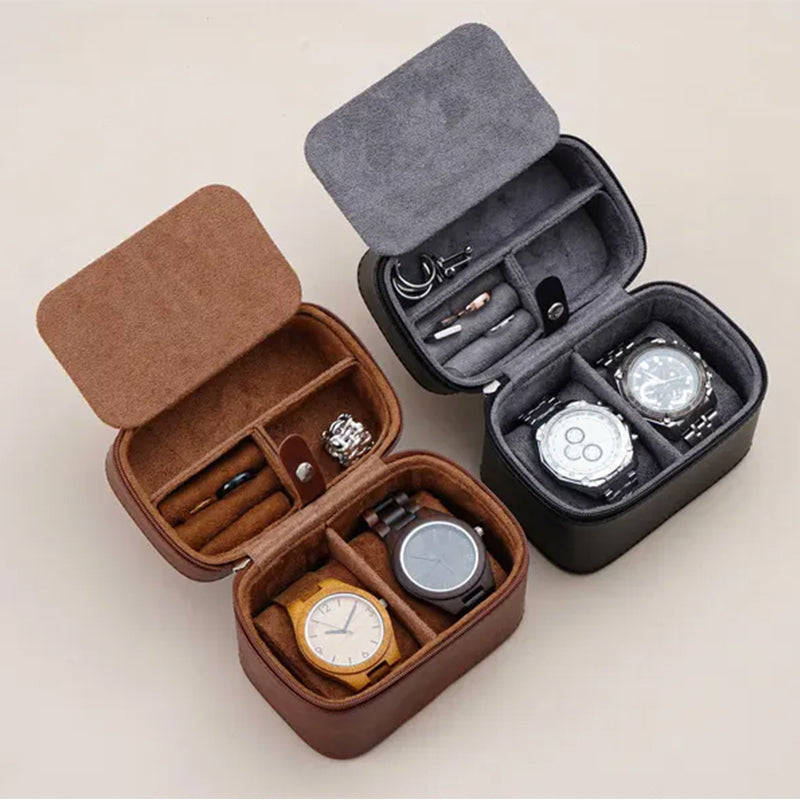 Personalized Watch Box for Men,Travel Watch Box