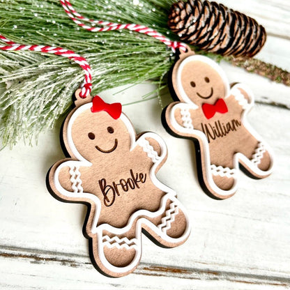 Personalized Gingerbread Ornament
