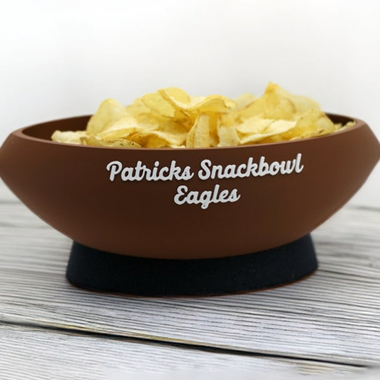 Football Snack Bowl with individual inscription