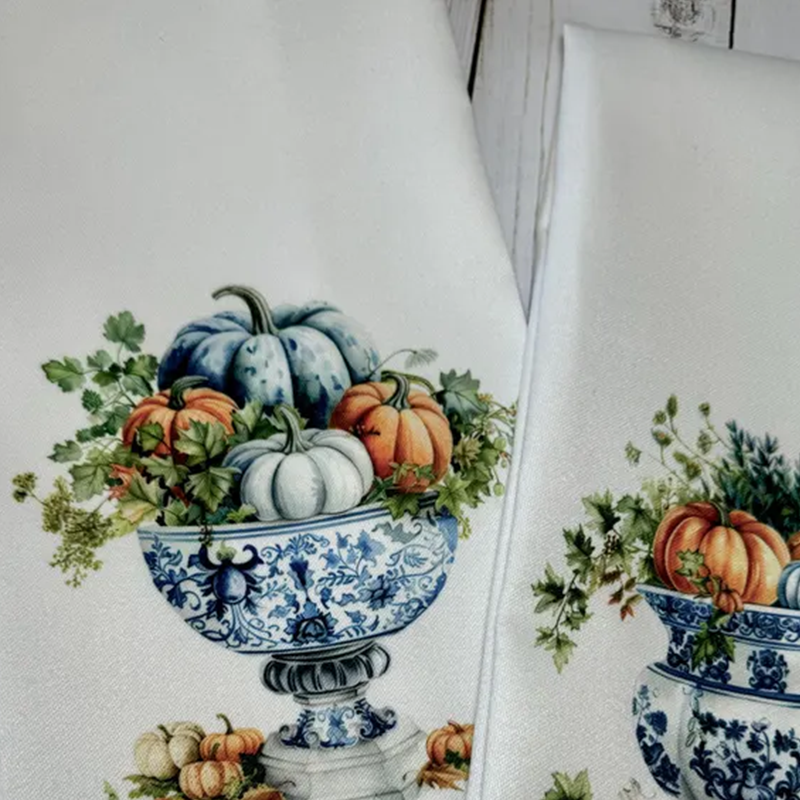 Personalized Fall Kitchen Towel