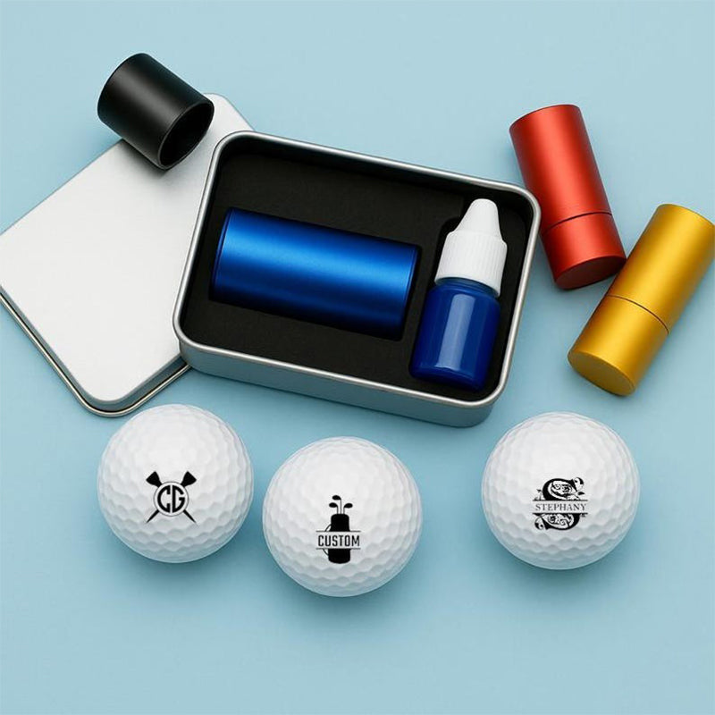Personalized Golf Stamps Custom Golf Ball Stamp Box