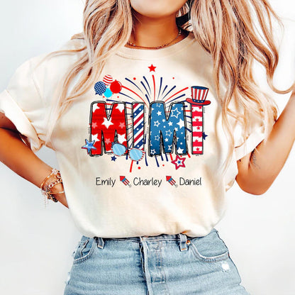 Personalized Grandma Shirt, Patriotic Nana 4th Of July Grandma