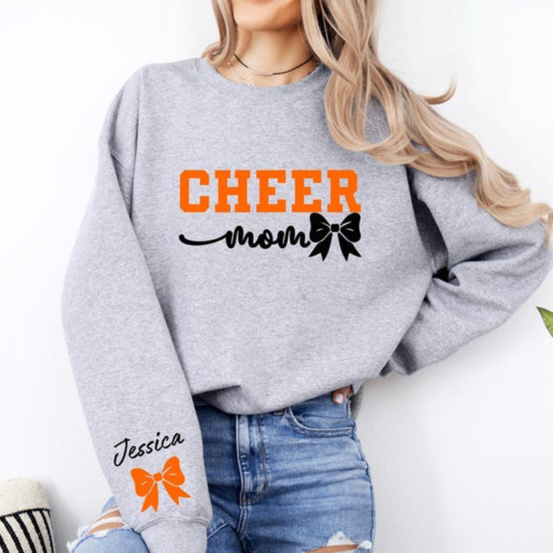 Personalized Cheer Mom Sweatshirt