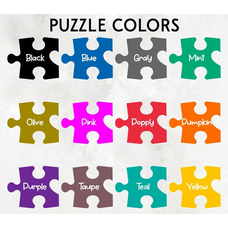 Custom Acrylic Puzzle Name Signs