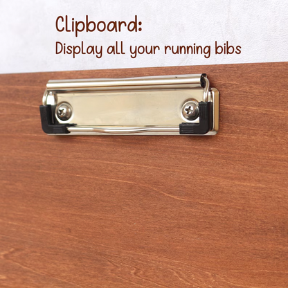 Running Medal Display Board: Personal Bests Chalkboard