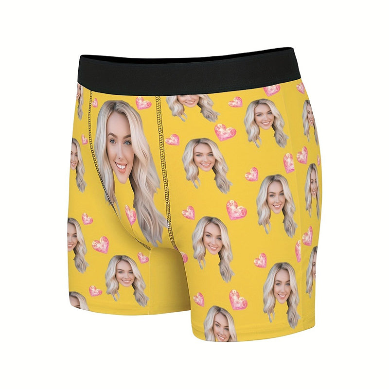 Men's Custom Boxer Briefs - Personalized Photo