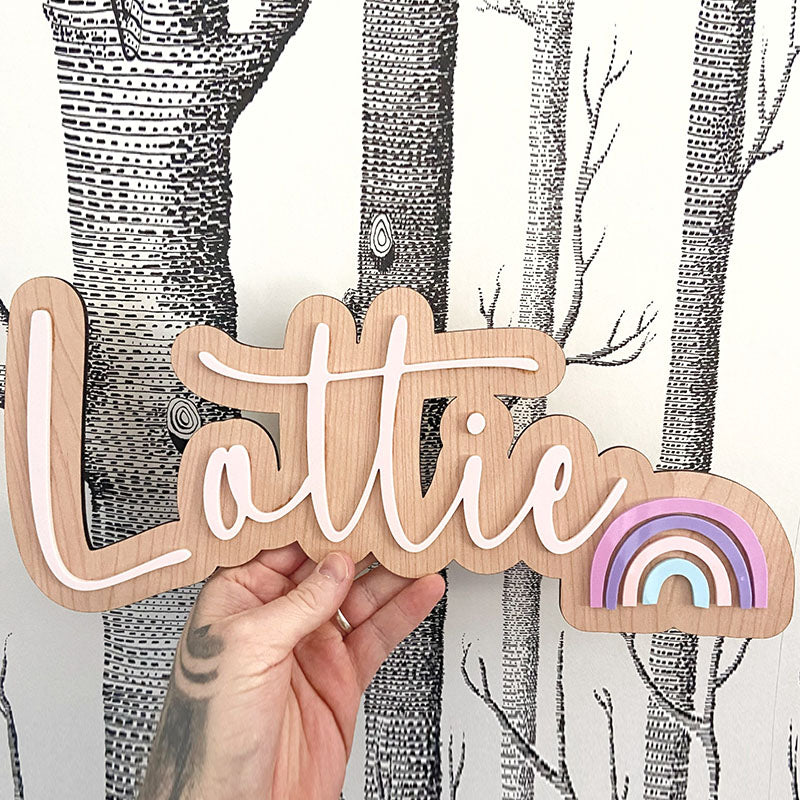 Bedroom Name Plaque | Door Plaque | Personalised Wall Sign | Wall Name Sign
