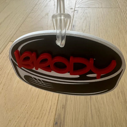 Personalized Name Tag Personalized Baseball Swimming Lacrosse Volleyball Hockey Soccer Dance Cheer Pom Tennis Football Hockey Track Pickleball Basketball Bag Tag