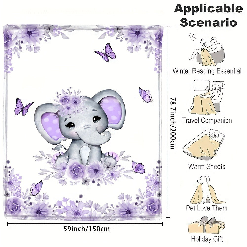 Personalized Animal Fleece Blanket with Custom Name And Letter Design