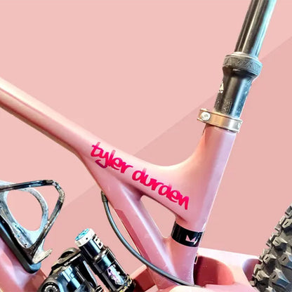 2x Personalized Name Decal , Cyclist Name