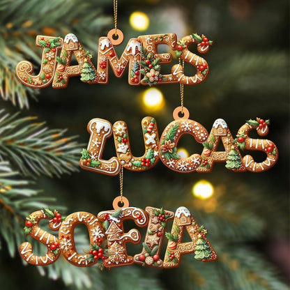 Custom Name Ornaments, Christmas Gift, New Baby Ornament