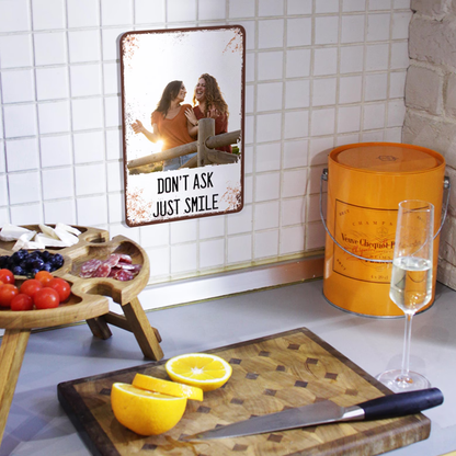 Custom Photo Sign,  Metal, Personalized Wall Plaque