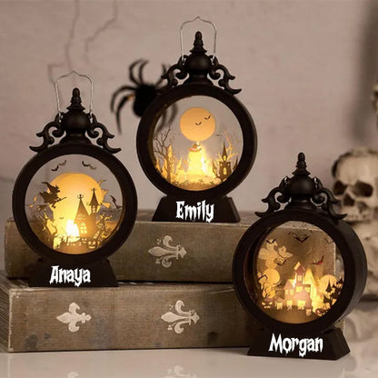 Personalized Kids Halloween Light,Custom Halloween Lantern with name