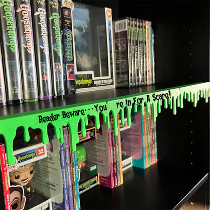 Slime Drip Bookshelf Decor | Blood Drip Bookshelf Decor