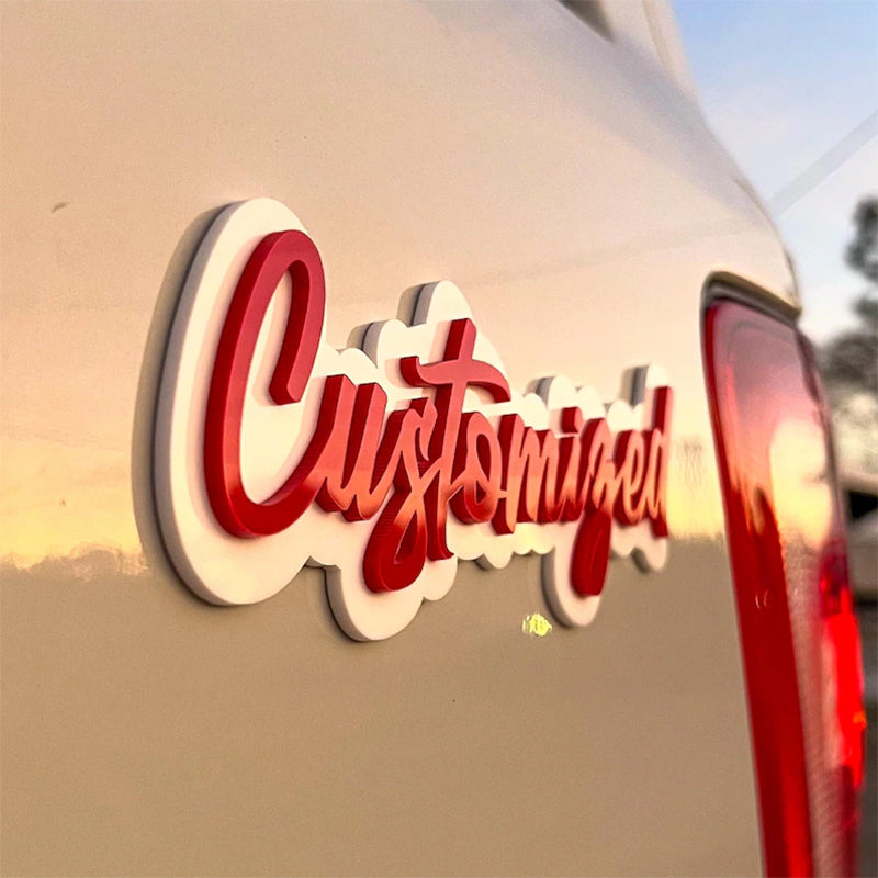Custom Car Name Emblem Badge Custom