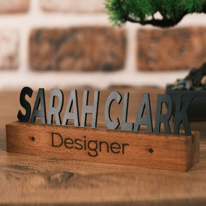 Personalized Wooden Name Plate