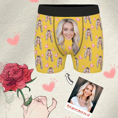 Men's Custom Boxer Briefs - Personalized Photo