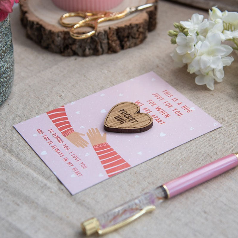 Pocket hug token love gift | thinking of you | miss you isolation gift missing you