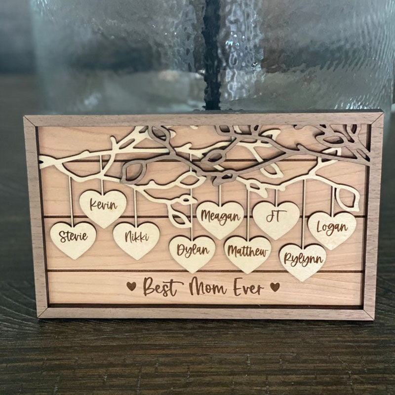 Personalized Wooden Sign Couples Custom Wood Sign Personalized Wooden Family Tree Sign