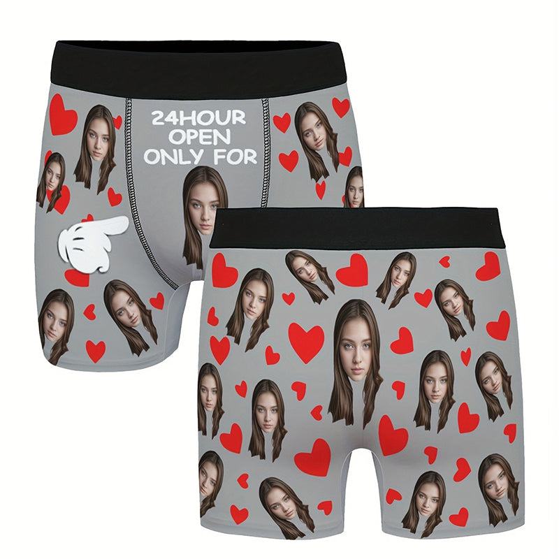 Men'S Boxer Shorts with Personalized Designs