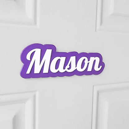 Custom Door Sign,Decorative Boys and Girls Room Sign