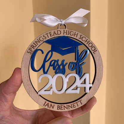 Personalized University Graduation Ornament Class of 2025 2026