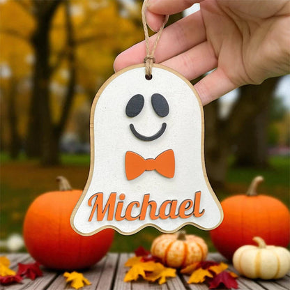 Personalized BOO BAG Tag, Personalized Ghost Name Tag