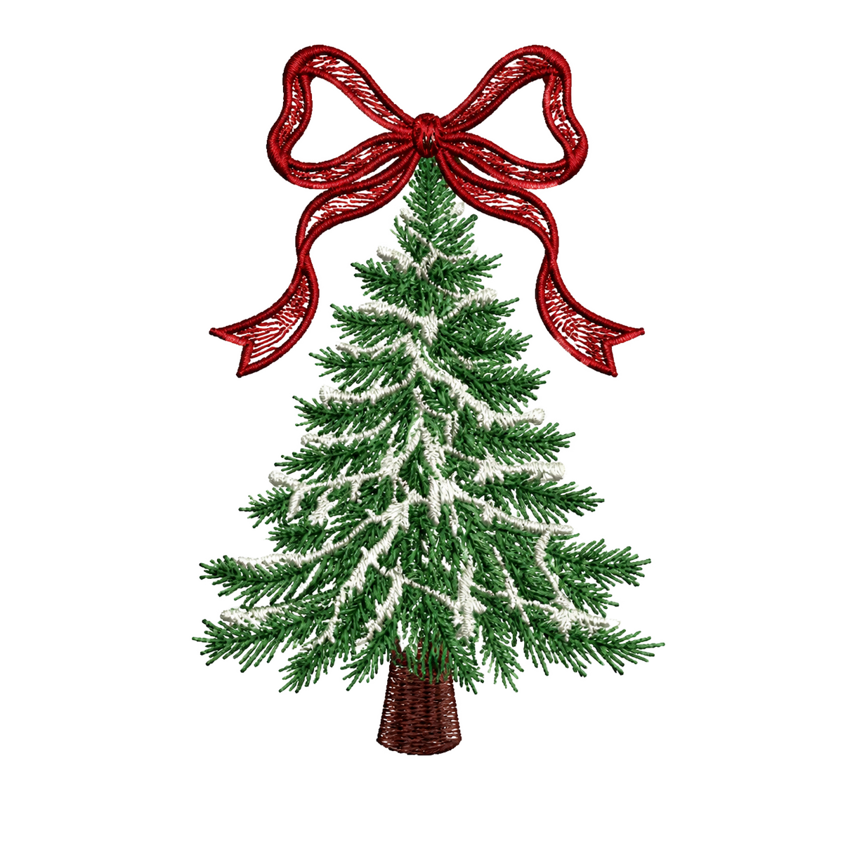 Personalized Monogram Christmas Tree Wreath Sash