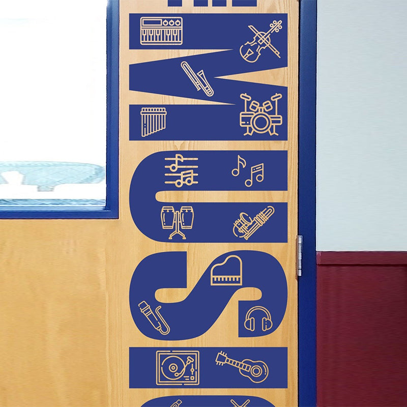 The MUSIC Room, teacher decal, school classroom