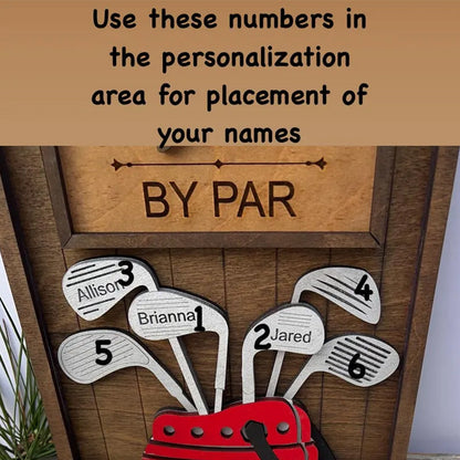 Personalized Dad or Grandpa Golf Sign