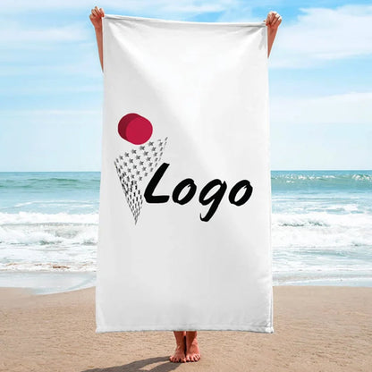 Custom Logo Beach Towel, Baseball, Basketball, Softball Team Logo