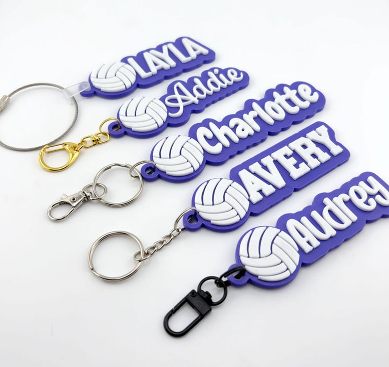 Personalized Sport Keychain Sports Bag Name Tag