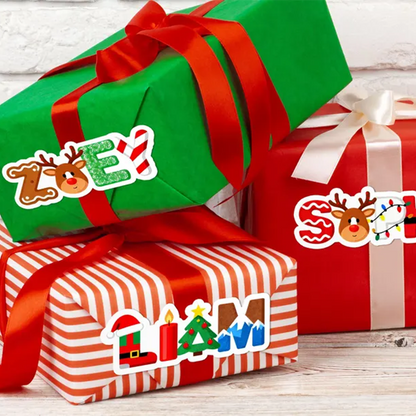 Personalized Christmas Present Labels/Custom Name Tags/Christmas Sticker