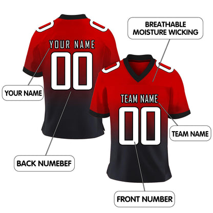 Personalized American Football Jersey, Custom Name Number Matching Team Jersey