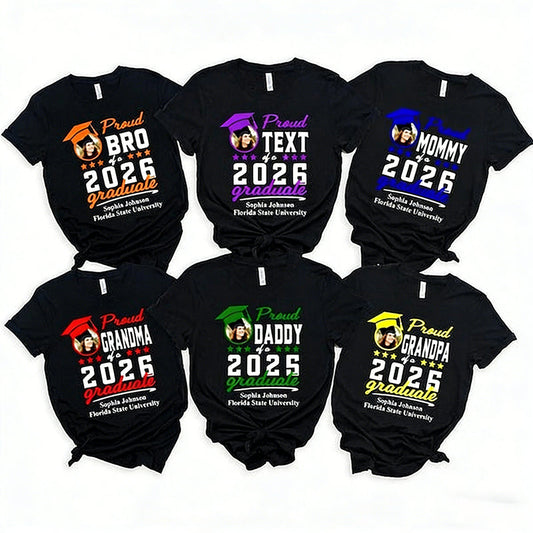 Add the Photo  Graduation Shirts,Custom Proud Family Shirt