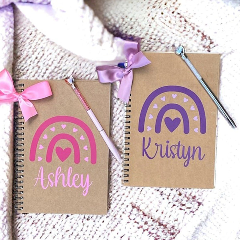 Easter Gifts for Girls, Personalized Notebooks for Kids, Girls Party Favors, Girls Notebooks