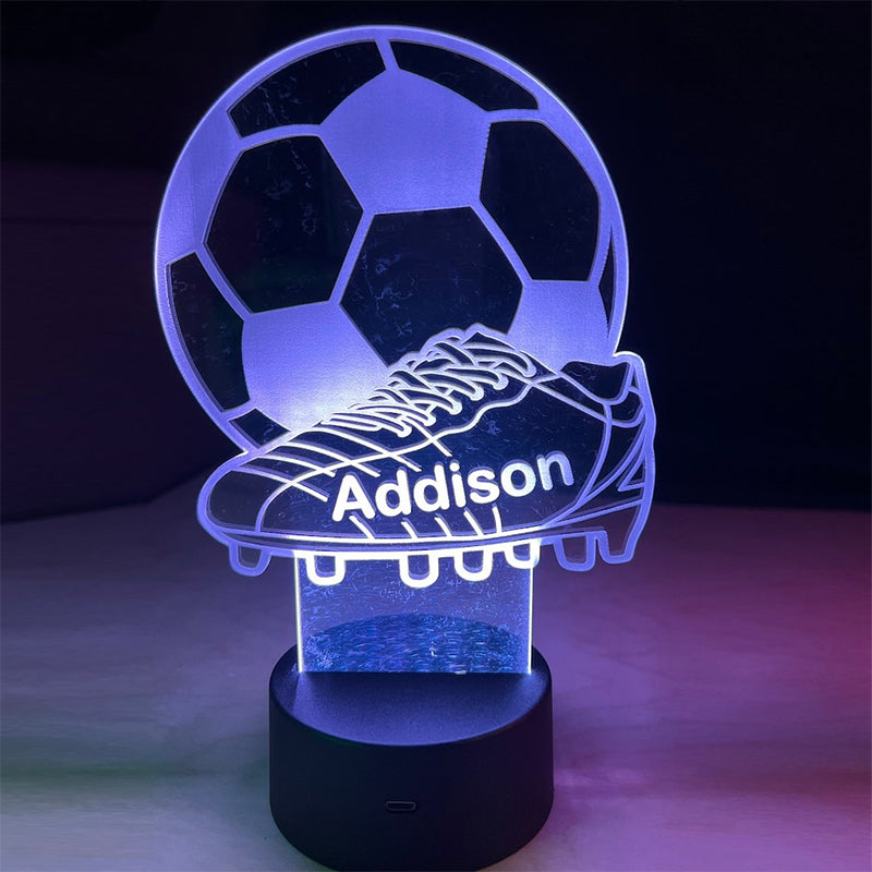 Sports themed acrylic LED lights/ Color Changing acrylic night lights
