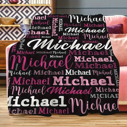 Personalized & Customizable Name Blanket