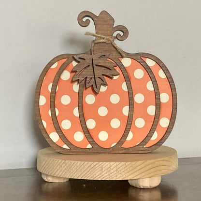 Wood Pumpkins for Fall Decor – Patterned Wooden Pumpkins