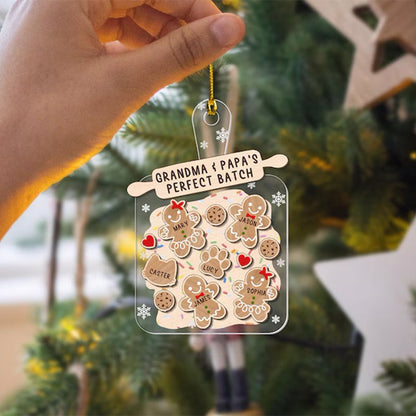 Personalized Gingerbread Christmas Ornament 3D
