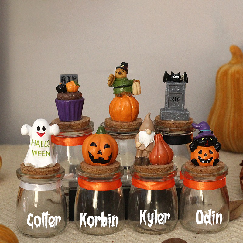Custom Halloween Candy Jars,Halloween Cookie Treat Jar