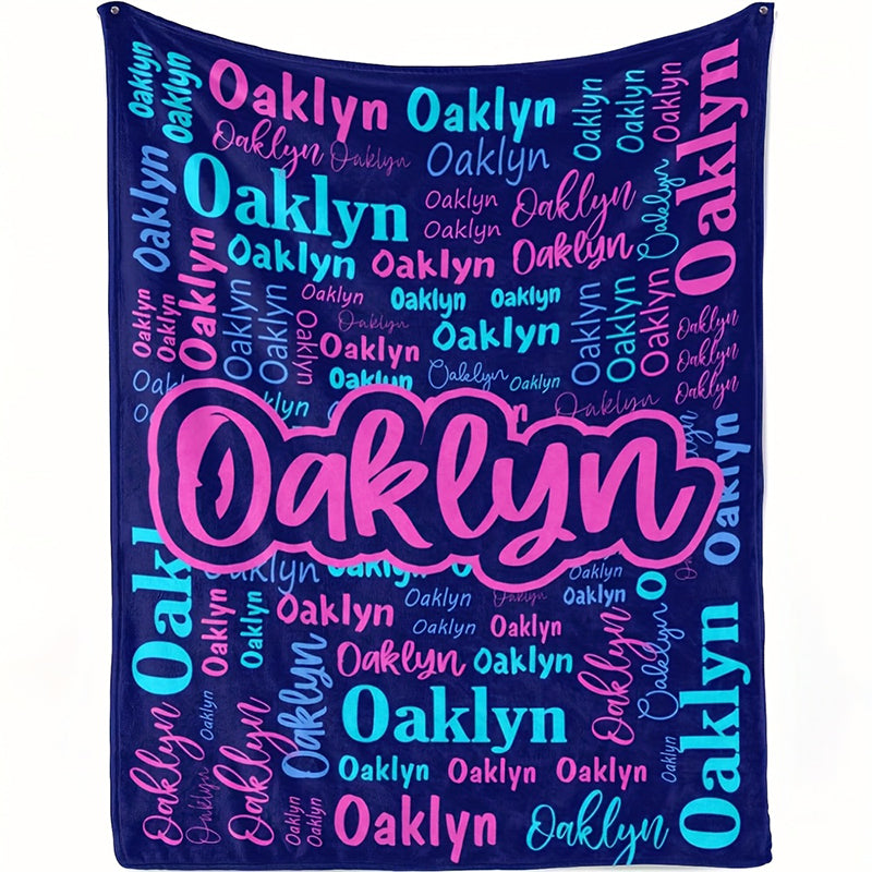 Custom Name Blanket - Personalized Blanket